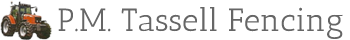 P M Tassell Fencing Logo