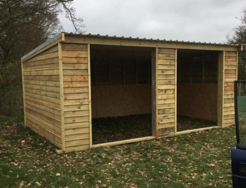 Field Shelter Built